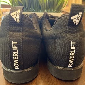 Adidas Powerlifting / Weightlifting Shoes, Black, Size 14US